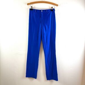 Vintage 80s Fredericks of Hollywood S Royal Blue Skin Fit Hot Pants Disco